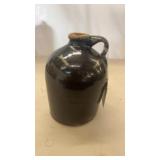 Antique Southern Stoneware Pottery Whiskey Jug