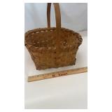 Split Oak Woven Farmhouse Gathering Basket
