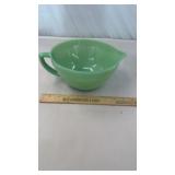 Vintage Fire King Glass Jadeite Green Batter Bowl