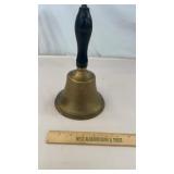 Tall 10'  Vintage School House Teachers Brass Bell