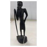 11' Tall Hand Carved Wooden Sculpture
