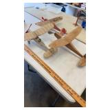3 Balsa Wood Airplanes Powdered by Rubberbands