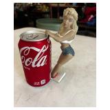 Vintage Bottoms Up Soda  Beer Can Holder Blonde