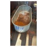 LARGE Galvanized Wash Tub Trough for Livestock