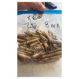 60 Rounds 7.92 or 8mm Caliber Ammunition