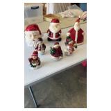 Christmas Santa Claus Decor Cookie Jars