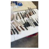 Group of Kitchen Knives