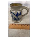 Stoneware Mug with Deer