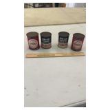 Vintage Kendall & Pan-Am Outboard Motor Oil Cans