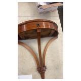 Half Table Shelf That Hangs On Wall