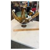 Vintage Murano Style Glass Centerpiece Epergne