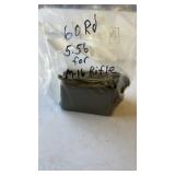 60 Rounds 5.56 Caliber Ammunition M-16 Rifle