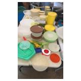 Group of Miscellaneous Tupperware Parts & Pieces
