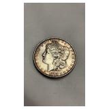 1878 Morgan Silver Dollar Coin "No Mint Mark"