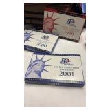 1999 2000 2003 Mint Coin Proof Sets