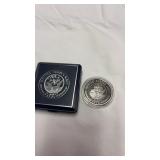 Navy One Ounce Fine Silver Round Ingot