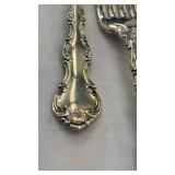 6 Gorham Strasbourg Sterling Silver Forks