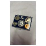 1962 Coin Set Some Silver Half Dollar Quarter