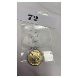 1921 Silver Peace Dollar Coin
