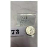 1921 Morgan Silver Dollar Coin
