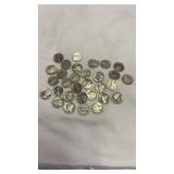 30 Silver 1942 Mercury Dimes 10 Cent Coins