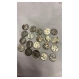 20 Silver 1945 Dimes 10 Cent Coins