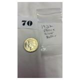1922 Silver Peace Dollar Coin