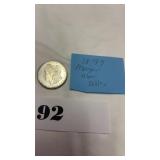 1897 Morgan Silver Dollar Coin