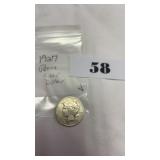 1927 Silver Peace Dollar Coin