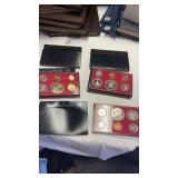 1973 - 1977 Coin Proof Set Each Has Dollar Coin