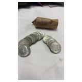 $10 Roll of 1967 Half Dollar 50 Cent Coins