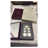1996 Prestige Coin Set with Silver Dollar