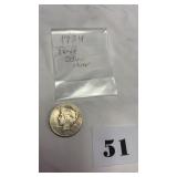 1934 Silver Peace Dollar Coin