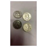 8 Silver 1963 Half Dollar 50 Cent Coins