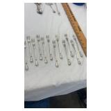 12 Sterling Silver Monogrammed Gorham Chantilly