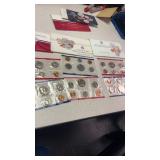 1987 1988 1989 Uncirculated Coin Proof Sets