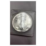 1993 American Eagle One Ounce .999 Silver Coin
