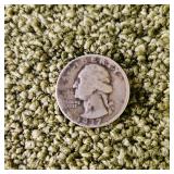 1937 Silver Washington Quarter