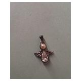 Angel Necklace Charm Marked 925