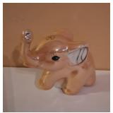 Vintage Porcelain Elephant Figurine