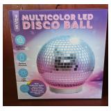 Vibe Battery Operated Multicolor LED Disco Ball