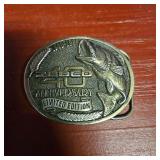 Zebco 40th Anniversary Belt Buckle
