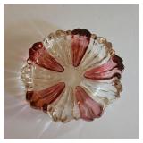 Vintage Ruby Flash Ashtray