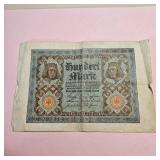 100 Mark Reichsbanknote from Germany