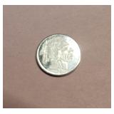 One Gram .999 Silver Round