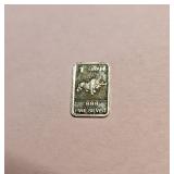 One Gram .999 Silver Bar