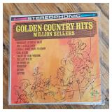 'Golden Country Hits Million Sellers' vinyl LP