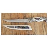 Collector's Hunting Knife Bald Eagle head