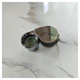 10X pocket Jeweler's Loupe with an 18mm lens