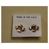 Fashion Dogwood Flower Earrings made in the US